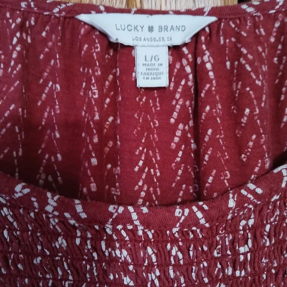 LUCKY Brand Shirt Size LG. - Picture 3 of 9